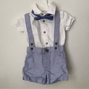 Shorts Set with Bow Tie